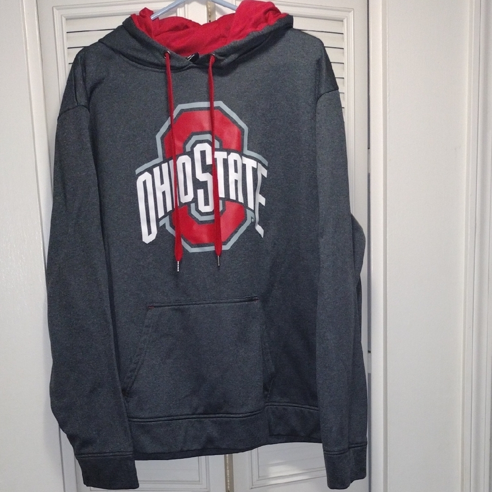 Ohio State Men's Gray Hoodie
